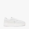 Zapatillas de cancha de cuero con plataforma