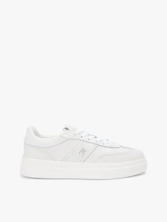 Zapatillas de cancha de cuero con plataforma