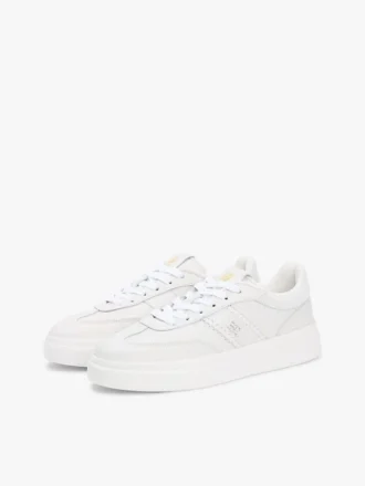 Zapatillas de cancha de cuero con plataforma