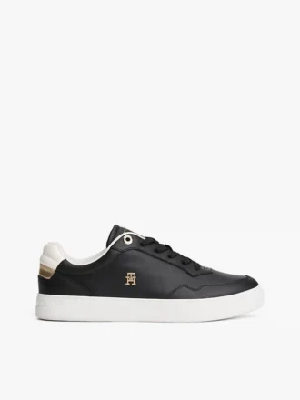 Zapatillas de cancha de piel metalizada Zapatillas de cancha de piel metalizada