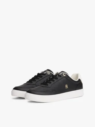 Zapatillas de cancha de piel metalizada Zapatillas de cancha de piel metalizada