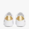 Zapatillas de corte bajo de piel con rayas distintivas Zapatillas de corte bajo de piel con rayas distintivas