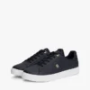 Zapatillas de corte bajo de piel con talón y monograma