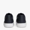 Zapatillas de corte bajo de piel con talón y monograma