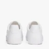 Zapatillas de corte bajo de piel con talón y monograma Zapatillas de corte bajo de piel con talón y monograma