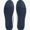 Zapatillas de corte bajo de piel con talón y monograma