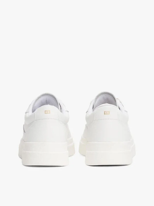 Zapatillas de corte con plataforma de piel Zapatillas de corte con plataforma de piel