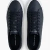 Zapatillas de cuero vulcanizado con rayas de bandera Zapatillas de cuero vulcanizado con rayas de bandera