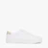 Zapatillas de lona con detalles metalizados