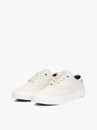 Zapatillas de lona con logotipo en relieve