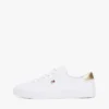 Zapatillas de lona con talón metalizado Zapatillas de lona con talón metalizado