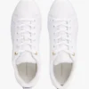 Zapatillas de piel con el logotipo de Hilfiger Zapatillas de piel con el logotipo de Hilfiger
