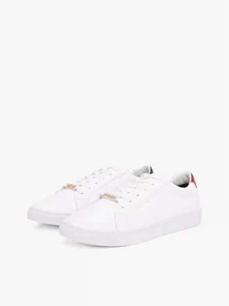 Zapatillas de piel lisa