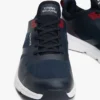 Zapatillas deportivas de estilo runner con materiales mixtos
