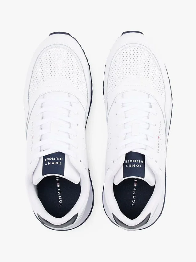 Zapatillas deportivas de mezcla de piel Zapatillas deportivas de mezcla de piel