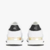 Zapatillas deportivas de piel con detalles metalizados Zapatillas deportivas de piel con detalles metalizados