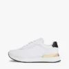 Zapatillas deportivas de piel con detalles metalizados Zapatillas deportivas de piel con detalles metalizados