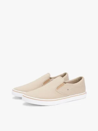 Zapatillas sin cordones de lona vulcanizada