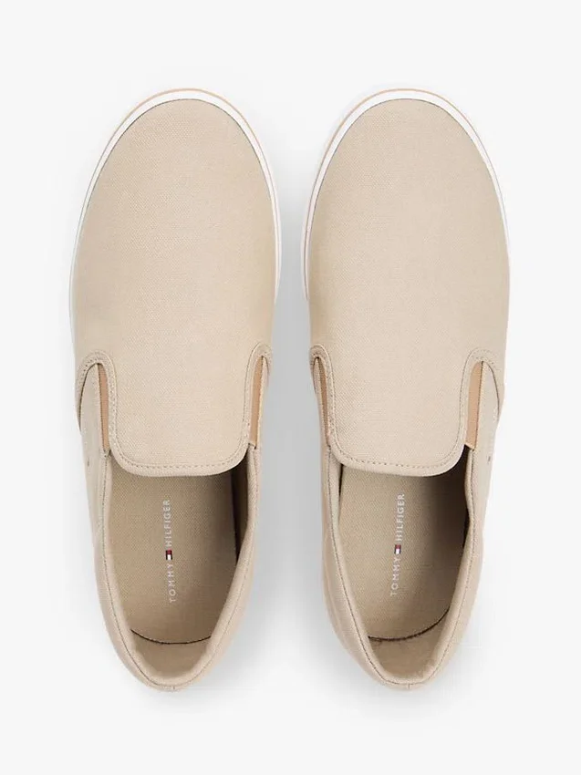 Zapatillas sin cordones de lona vulcanizada Zapatillas sin cordones de lona vulcanizada