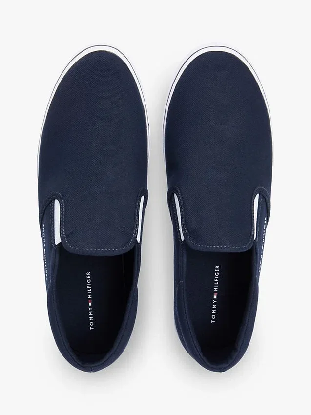 Zapatillas sin cordones de lona vulcanizada Zapatillas sin cordones de lona vulcanizada