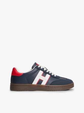 Zapatillas skater con logo Hilfiger en mezcla de materiales
