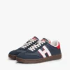 Zapatillas skater con logo Hilfiger en mezcla de materiales Zapatillas skater con logo Hilfiger en mezcla de materiales