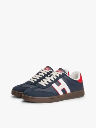 Zapatillas skater con logo Hilfiger en mezcla de materiales