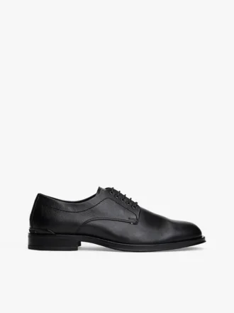 Zapatos derby de piel con paneles