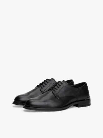 Zapatos derby de piel con paneles