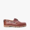 Zapatos náuticos de cuero ligero con suela de tacos
