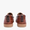 Zapatos náuticos de cuero ligero con suela de tacos